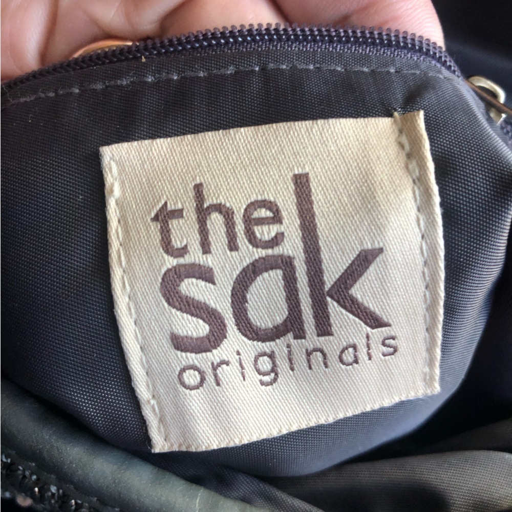 The Sak Originals Gray and Silver Crochet and Sequin Shoulder Bag - Picture 7 of 13